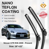 Nissan GTR R35 2009 - Present Premium Japan Tech Car Wiper Accessories 19”+22” Universal Hook–Includ