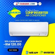 DAIKIN 4 Star 1.0/1.5/2.0/2.5HP, INVERTER, WIFI, AIR CONDITIONER GIN ION WALL MOUNT