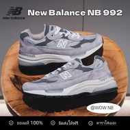 Genuine New Balance NB 992 Gray Low-Top Sneakers U992GY HWAW