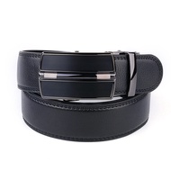 Men's Belt  Leather Automatic Buckle Belt (110-130cm)