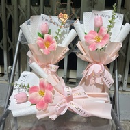 Tulip bouquet of 2-6 flowers, suitable as a gift for October 20, November 20, March 8, February 14, 
