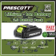 PRESCOTT 2.0/4.0Ah  BATTERY PACK /FAST BIG CHARGER 1700MAH HIKOKI BOSCH BOSSMAN DCA DONG CHENG HITZ 