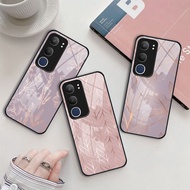 Softcase Glass [196] Vivo Y19s Casing - Vivo Y19s Glass Case - Vivo Y19s Shatterproof Casing