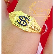 Xing Leong 916 Gold Dollar Ring/916. Gold Dollar Ring