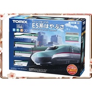 TOMIX N Gauge Starter Set - E5 Shinkansen Hayabusa Model Train Japanese Bullet Train From Japan