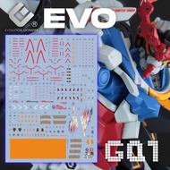 Water DECAL Evo HG-GQ1 HG GQUUX GUNDAM HG GUNDAM