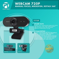 Laptop Webcam Profftech HD 720P Buit-in PC Webcam Manual Microphone focus
