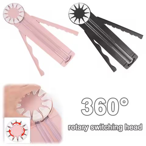 12 in 1 Rotary Paper Trimmer 360° Rotating Head Multi-Functional Cutting Tool Portable Paper Cutter 