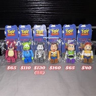 隱藏 全新未開袋 Bearbrick 100% Toy Story  Woody Buzz Alien Lotso 胡迪 三眼仔 勞蘇 巴斯光年 翠絲 紅心 反斗奇兵 黑白 動畫 盲盒 Be@rbri