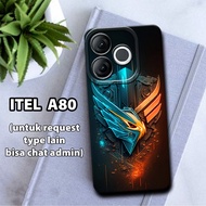 CC39 Flexible rubber softcase/ for ITEL A80 esport Motif/case ITEL A80/kesing ITEL A80/silicon ITEL 