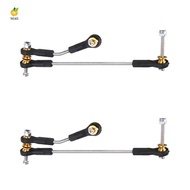 2 Set Steering Link Servo Link Rod Steering Linkage for  C14 C24 C34 B1 B14 B24 B16 B36 1/16 RC Car 