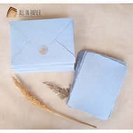 Handmade Envelope C5 Air Blue – Vintage & Unique, Recycled Paper