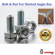 (20Pcs / 100Pcs)  Bolt & Nut For Slotted Angle Bar