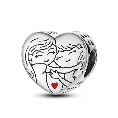 Pendant Charm Bead 925 Sterling Silver Dreamy Blue Heart Beads Fit Original Bracelet for Jewelry Mak