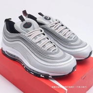 Running Shoes air max97 Bullet Toe Men's Shoes Silver Bullet Full Palm air Cushion Women's Shoes