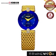 Jowissa 23mm Blue Dial Gold Stainless Steel J5.012S