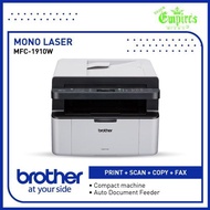 Brother MFC-1910W All in one A4 wireless mono laser printer | compact | LCD screen | scan , copy fax