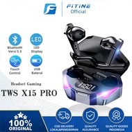 FITINE Bluetooth Headset V5.3 TWS X15 True Wireless Stereo Gaming earbud