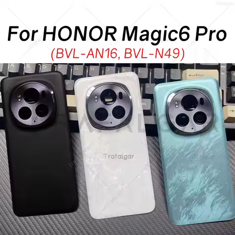 Glass Battery Back Cover For HONOR Magic6 Pro Magic 6 Pro 5G Rear Housing Door Panel Case Replacemen