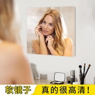 Soft Mirror Glass Sticker acrylic lens decoration bathroom full body mirror self adhesive household