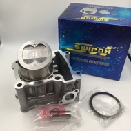 SWIPOH RACING BLOCK KIT 62MM 63MM 65MM BLOCK LC135 135LC Y15 Y15ZR SIAP PISTON RING PIN FULL SET PNP