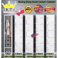 TKTT ™️ Multi Compartment Steel Locker Hostel Individual Storage Cupboard Office Cabinet Almari Besi