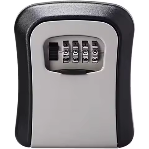 1pcs Key and Password Box Construction Site Household Cat Eye Door Password Lock No Punching Homesta