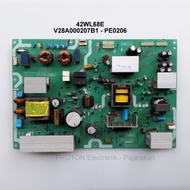 PSU POWER BOARD LED TV TOSHIBA 42WL68E V28A000207B1 PE0206