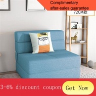 YQ59 Sofa Bed Foldable Living Room Single Small Apartment Double Multi-Functional Tatami Bedroom Lazy Sofa