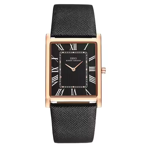 Quartz Watch for Men Square Watch with a Length of 37mm Width of 32mm Thickness of 6mm Waterproof to