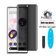 Bọc hoàn toàn kính cường lực UV Riêng Tư Cho Infinix Lưu Ý 40 30 Vip 30i miếng bảo vệ màn hình Infin