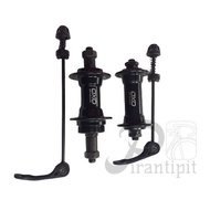 Hub Set HB-809 36/36H Bearing OXO Black /HUB FREEHUB OXO THREAD 36 HOLE 36H ALLOY QR QUICK RELEASE B