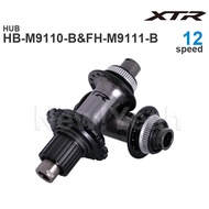 FGTRE SHIMANO XTR ฮับหน้า M9100ฮับ HB-M9110-BS HB-M9110-B ไมโครสลักด้านหลัง FREEHUB FH-M9111-BS FH-M