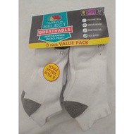Fruit of the Loom Select Low Cut Socks 8-Pair Micro Mesh Size 6-12 NewUSA