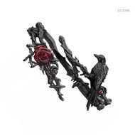 【CH】 Edgy Gothic Rose Alloy Wristband Suitable for Multiple Outfit Combinations