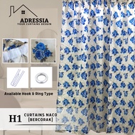 H1 -  Langsir Bercorak (10 Corak) / Langsir Rumah / Langsir Tingkap / Langsir Ring Type / Langsir Co