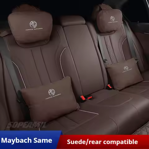 MG ZS HS ES5 MG4 Electric EV S5 EV MG3 MG5 MG6 MG7 ONE EZS Suede Car Headrest Neck Support Seat Lumb