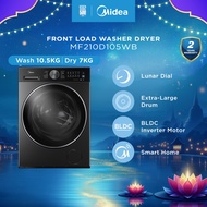 Midea MF210D105WB 10.5KG/7KG 2 In 1 Inverter Washer Dryer / Combo Washer Dryer / Washer / Dryer