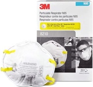 3M-8210-N95*以箱數出售*【Healthbuynow.com • Wtp: 9484 2018】(防疫用品/面罩/多色/粉紅色/紫色/橙色/透明/藍色/日本口罩/口罩/日本/白色/兒童/成人/膠片/kf94/韓國)