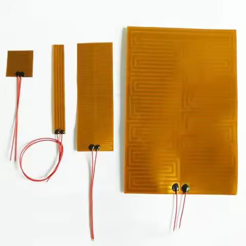 10-200mm 12V 24V Eeletric PI Polyimide Film Heater Heating Element For 3D Printer Oil Tank Car Defro