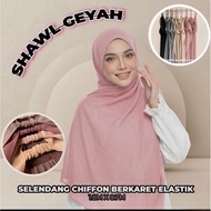 shawl chiffon getah Elastic band