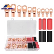 150Pcs Battery Cable Ends Cable Connector Cable Lug Ring Battery Cable Ends Awg 2 4 6 8 10 Gauge Wir