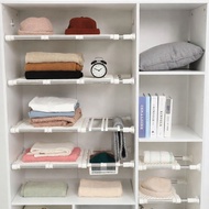 Flexible wardrobe divider can be extended/ Kitchen cabinet shelf divider refrigerator and bathroom/ 