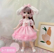 Búp bê bjd công chúa barbie thiên thần 30cm 23 khớp cử động