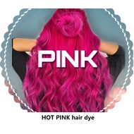 DIRECT Pink HAIR COLOR FRUIT 100ML BLEACH + PEROXIDE / pink hair/桃粉色 /HOT PINK dye hair Pewarna Ramb