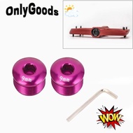 ONLYGOODSS 2PCS Cycle Pedal Dust Cover, Aluminum Alloy 9mm Cycle Pedal Dust Cap, Durable Easy Instal