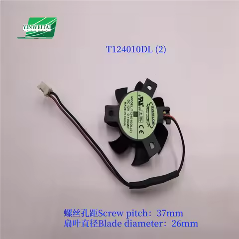 YD124010HL T124010DL EFB0412HHA FOR ASUS GT730-1GD3 HD4550 HD5570 ATI NVIDIA VGA Fan VGA COOLER Diam