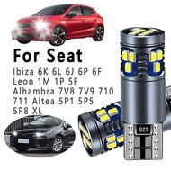 2Pcs T10 LED Bulbs For Seat Ibiza 6K 6L 6J 6P 6F Leon 1M 1P 5F Altea 5P1 5P5 5P8 XL Alhambra 7V8 7V9