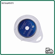 SUSANSTY 10 Rolls Fishing Lure Leader Line, Stainless Steel 7 Strands Braided Fishing Leader Line, D