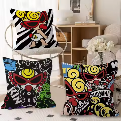 Japan Fashion Hysteric Mini Maple Design Cushion Cover Happy Autumn Harvest Decor Holiday Decorati P